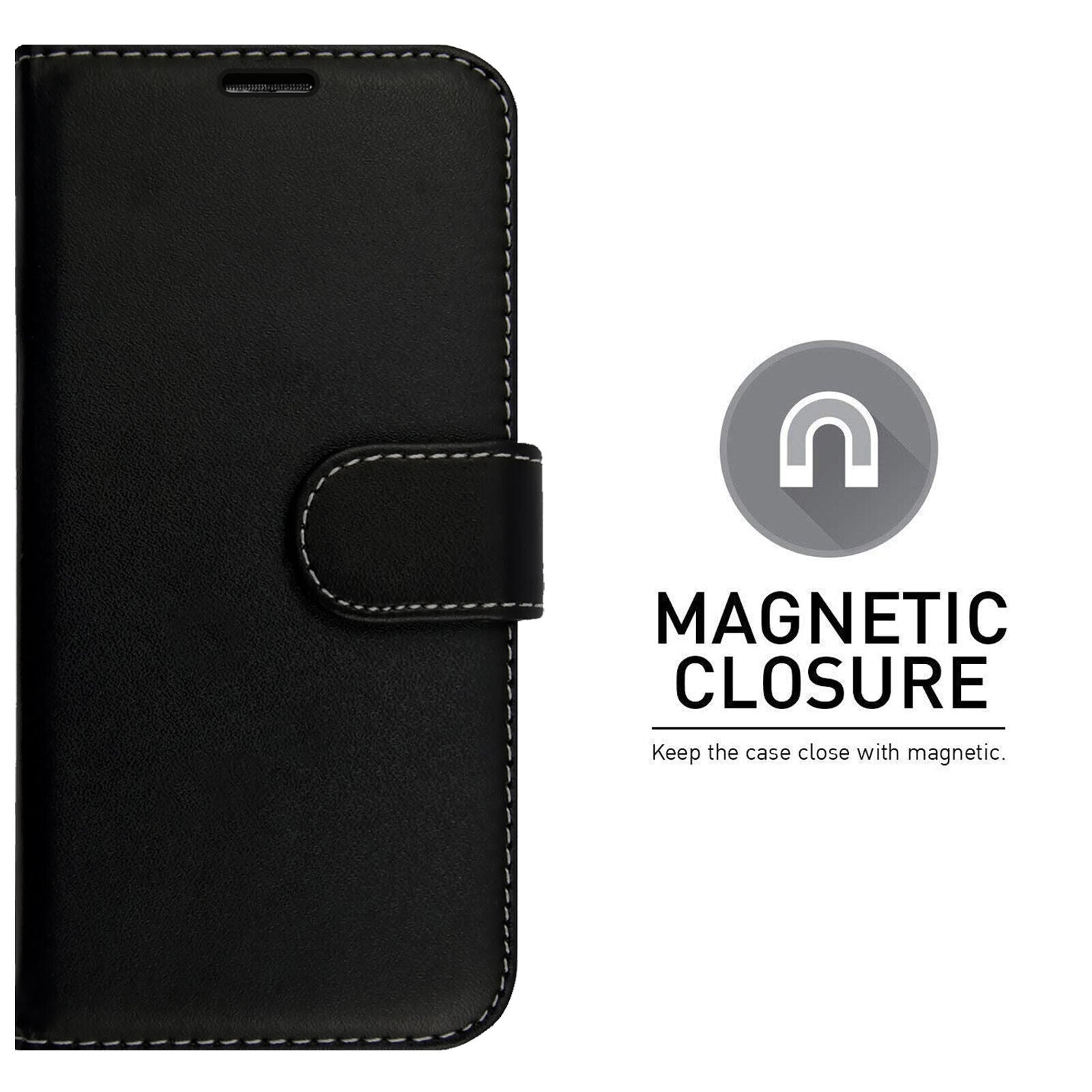 Case for Samsung Galaxy Note 20 10 9 8 7 5 Leather Wallet Flip Phone Stand Cover